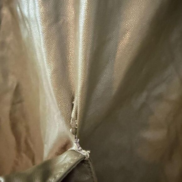 Leather Shirt Dress Peter Som x RTR - Picture 6 of 8